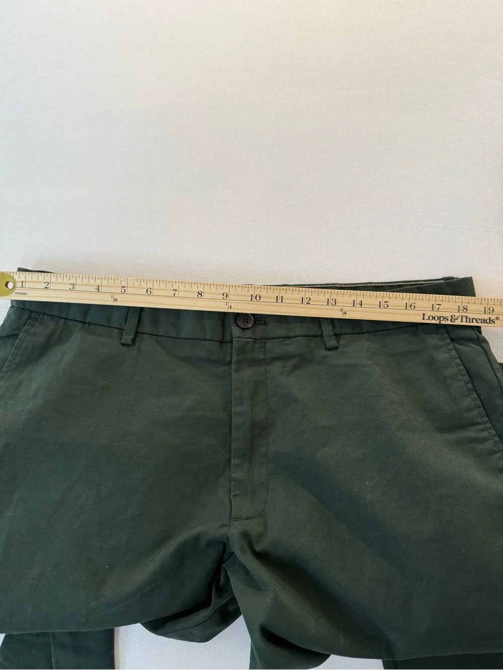 Banana Republic Forest Green Chino Pants